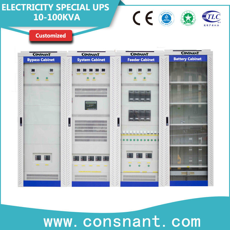Kundengebundene Strom-hohe Leistung UPS, 1)unterbrechungsfrei Stromversorgung 220V/384V 10 - 100KVA