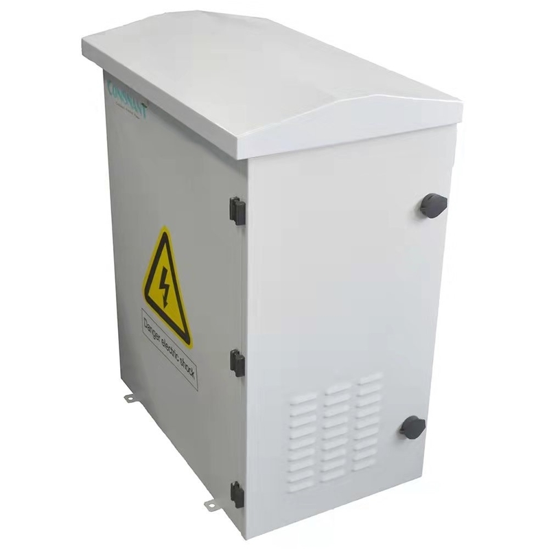 48VDC Kabinett-Wärmedämmung der Lithium-Batterie-IP55 integrierte im Freien UPS-Kabinett