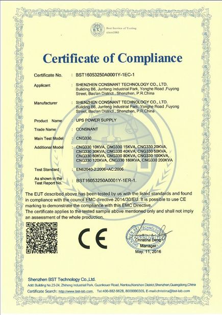 China Shenzhen Consnant Technology Co., Ltd. zertifizierungen